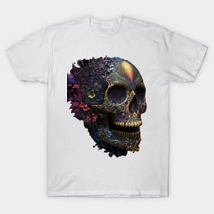 Gothic Roses and Skulls T-Shirt